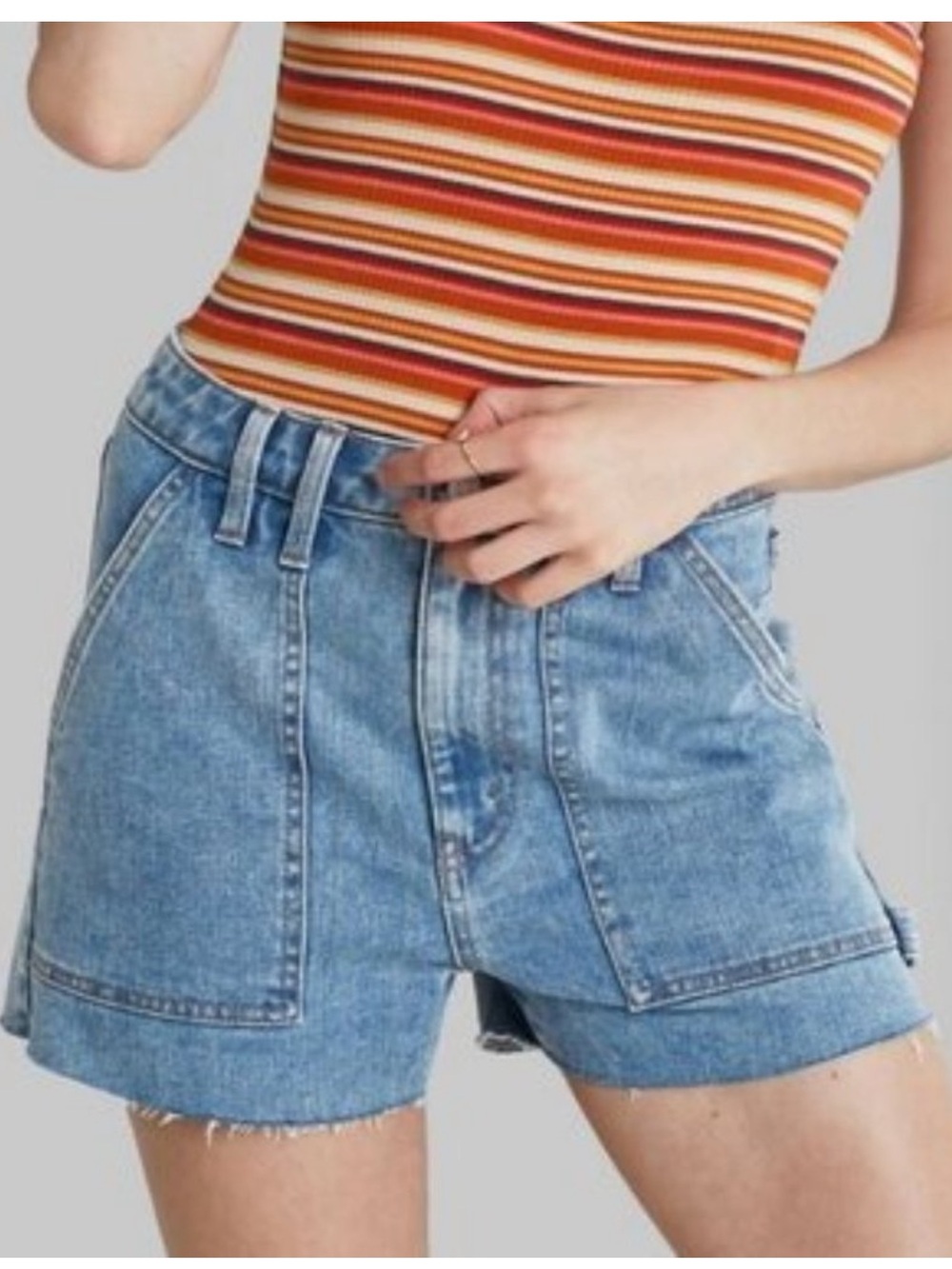 Wild Fable Light Blue High Rise Responsible Style Size 16 Denim Shorts